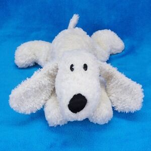 TCM Tchibo Dog Plush White Floppy Curly Hamburg Germany 12 Inch Stuffed Animal